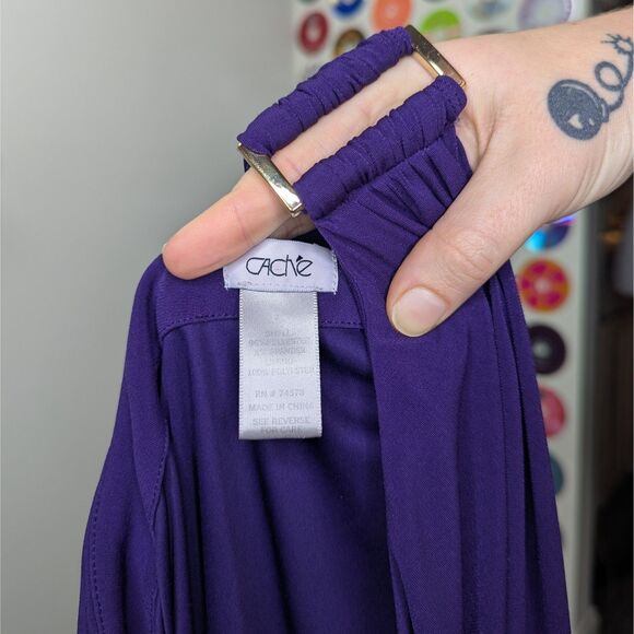 Vintage Cache One Shoulder Party Dress - Picture 4 of 4